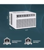 Haier 2025 Model 1.5 Ton 3 Star Window Air Flow, Anti Bacterial Filter, 54 High Ambient Performance, Dynamic Cooling, Top Flow AC - White  (HWU18TF-EW3BE- FS, Copper Condenser) - Image 4