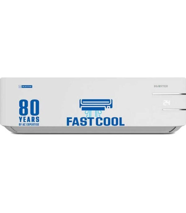 Blue Star 2025 Model 1.5 Ton 3 Star Split Inverter AC - White (ID318YKU, Copper Condenser)