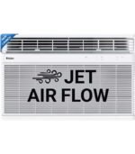 Haier 2025 Model 1.5 Ton 3 Star Window Air Flow, Anti Bacterial Filter, 54 High Ambient Performance, Dynamic Cooling, Top Flow AC - White  (HWU18TF-EW3BE- FS, Copper Condenser)
